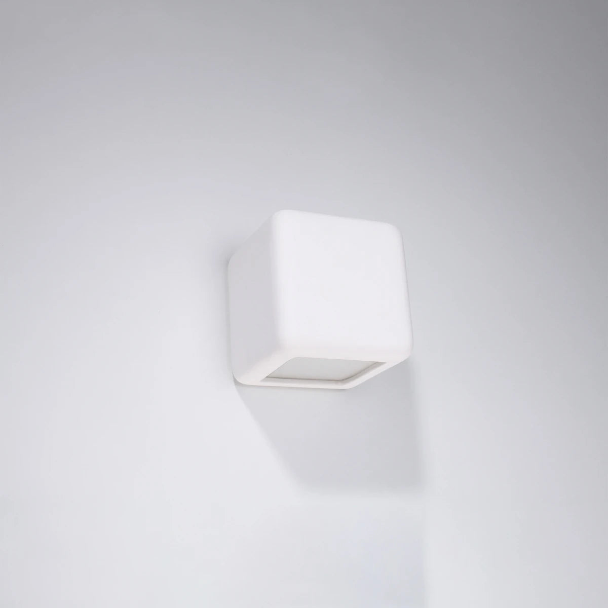 Ceramic Wall Light With Nesta Glass Lamp - Cafe Au Lait