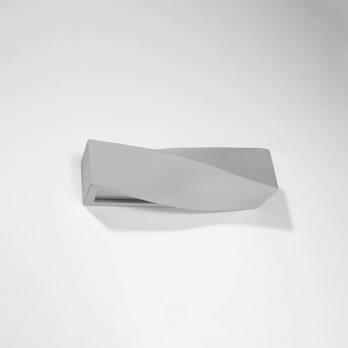 Ceramic Wall Light With Sigma Glass Lamp - Cafe Au Lait