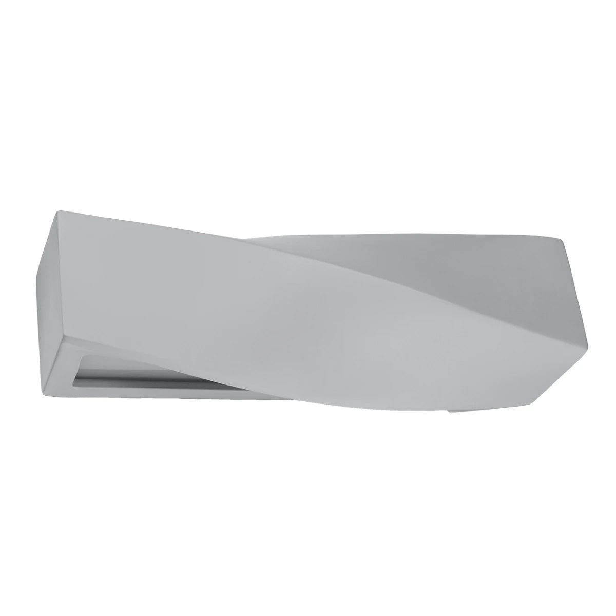 Ceramic Wall Light With Sigma Glass Lamp - Cafe Au Lait