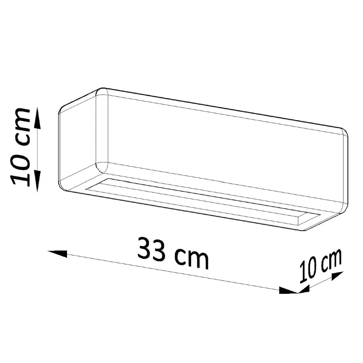 Ceramic Wall Light With Subani Glass Lamp - Cafe Au Lait