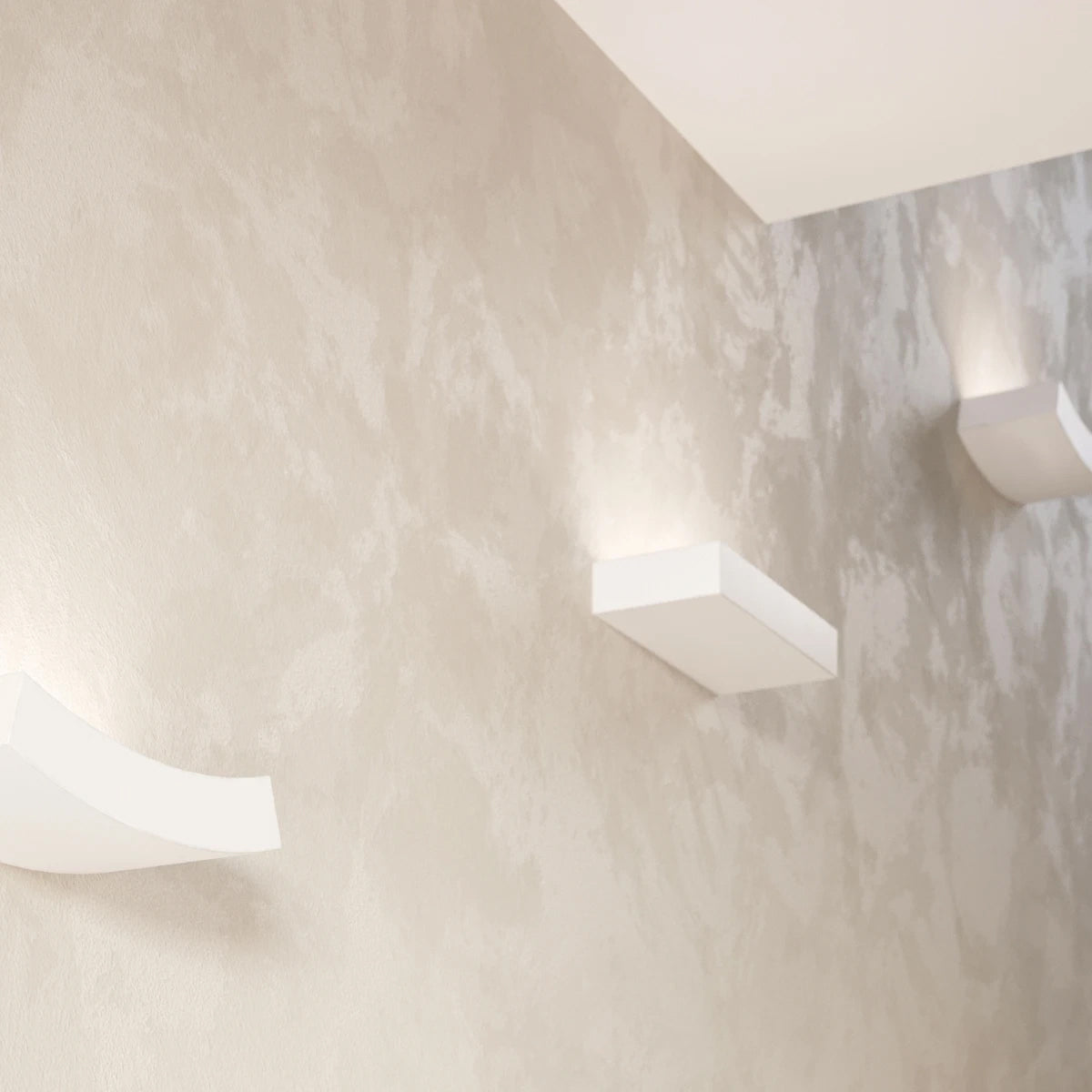 Ceramic Wall Light With Taugan Lamp - Cafe Au Lait