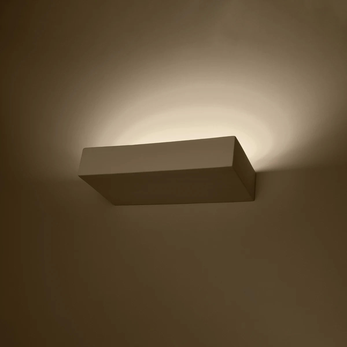 Ceramic Wall Light With Taugan Lamp - Cafe Au Lait