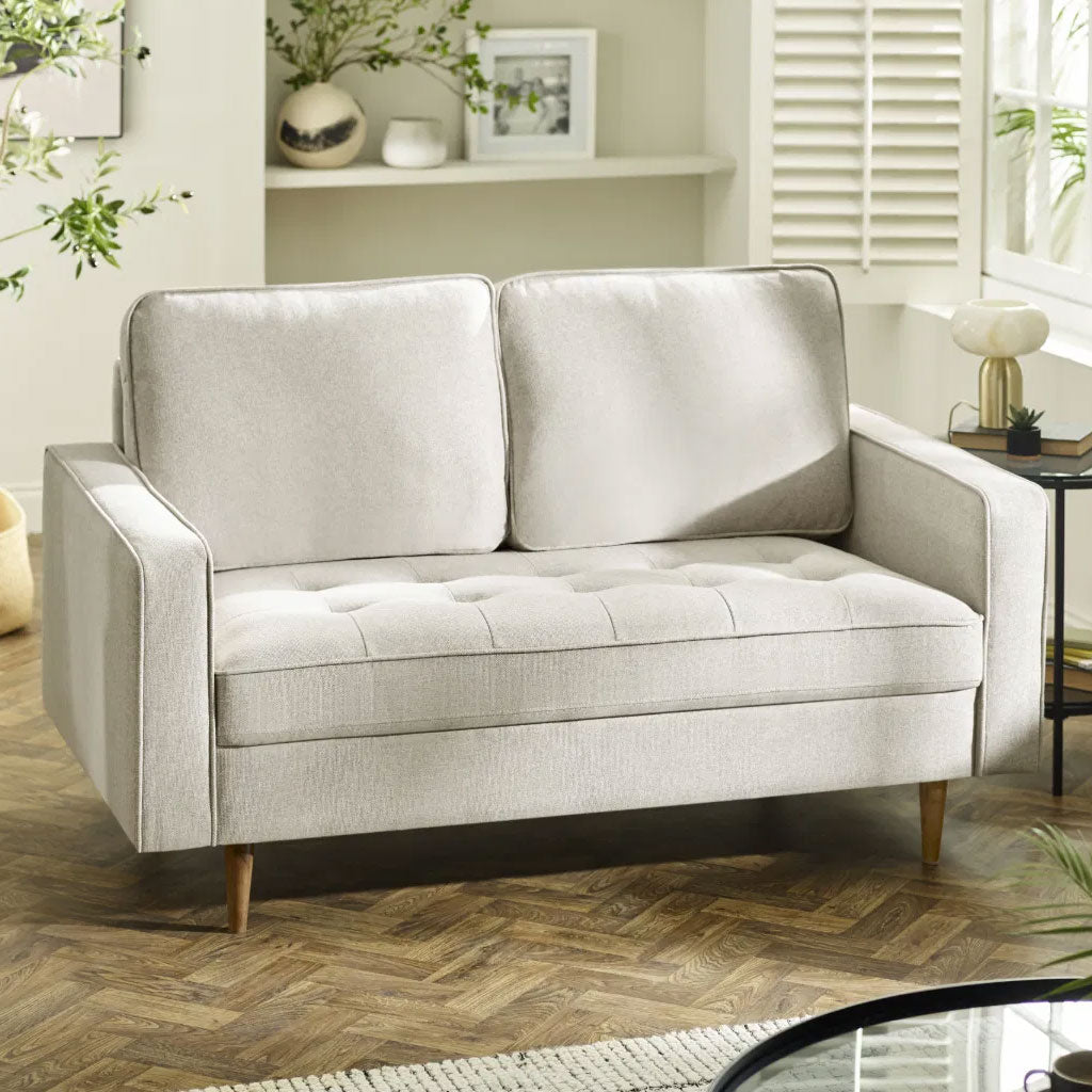 Chenille Fabric 2 Seater Sofa - Henrietta