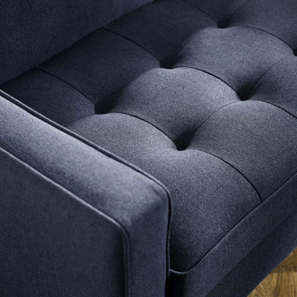 Chenille Fabric 3 Seater Sofa - Henrietta