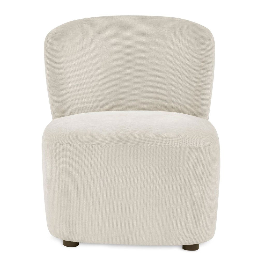 Chenille Fabric Accent Chair - Lunetta