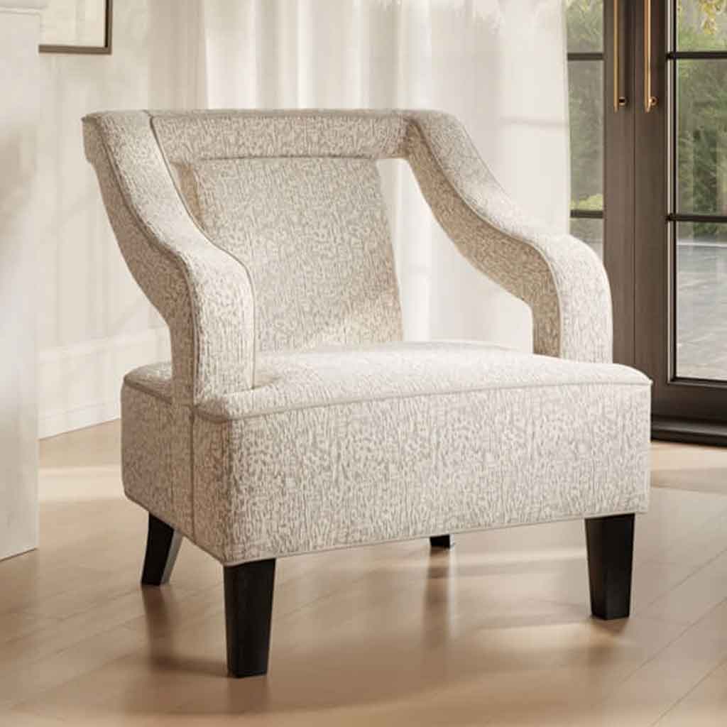 Chenille Fabric Accent Chair - Sofia