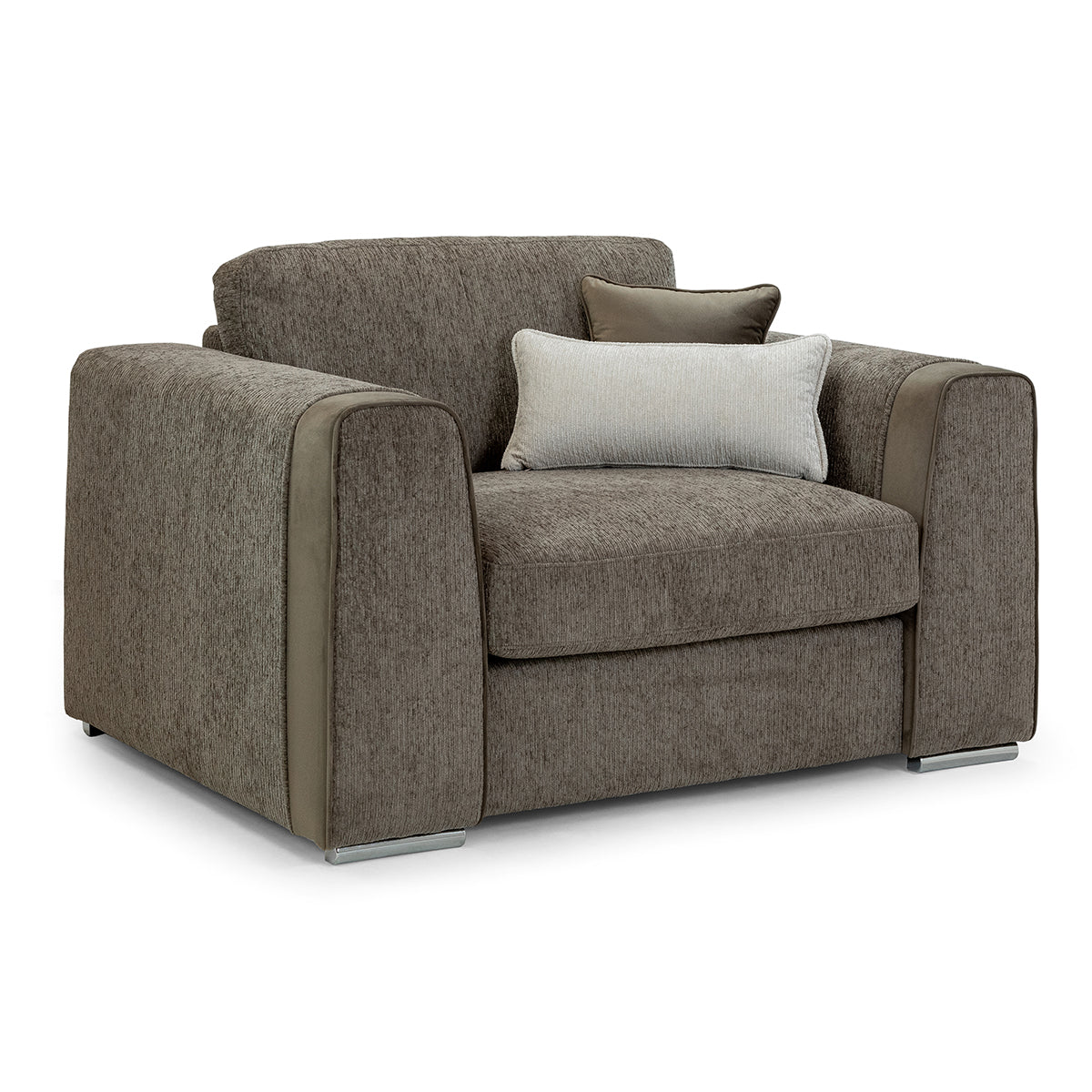 Chenille Fabric Armchair - Naples