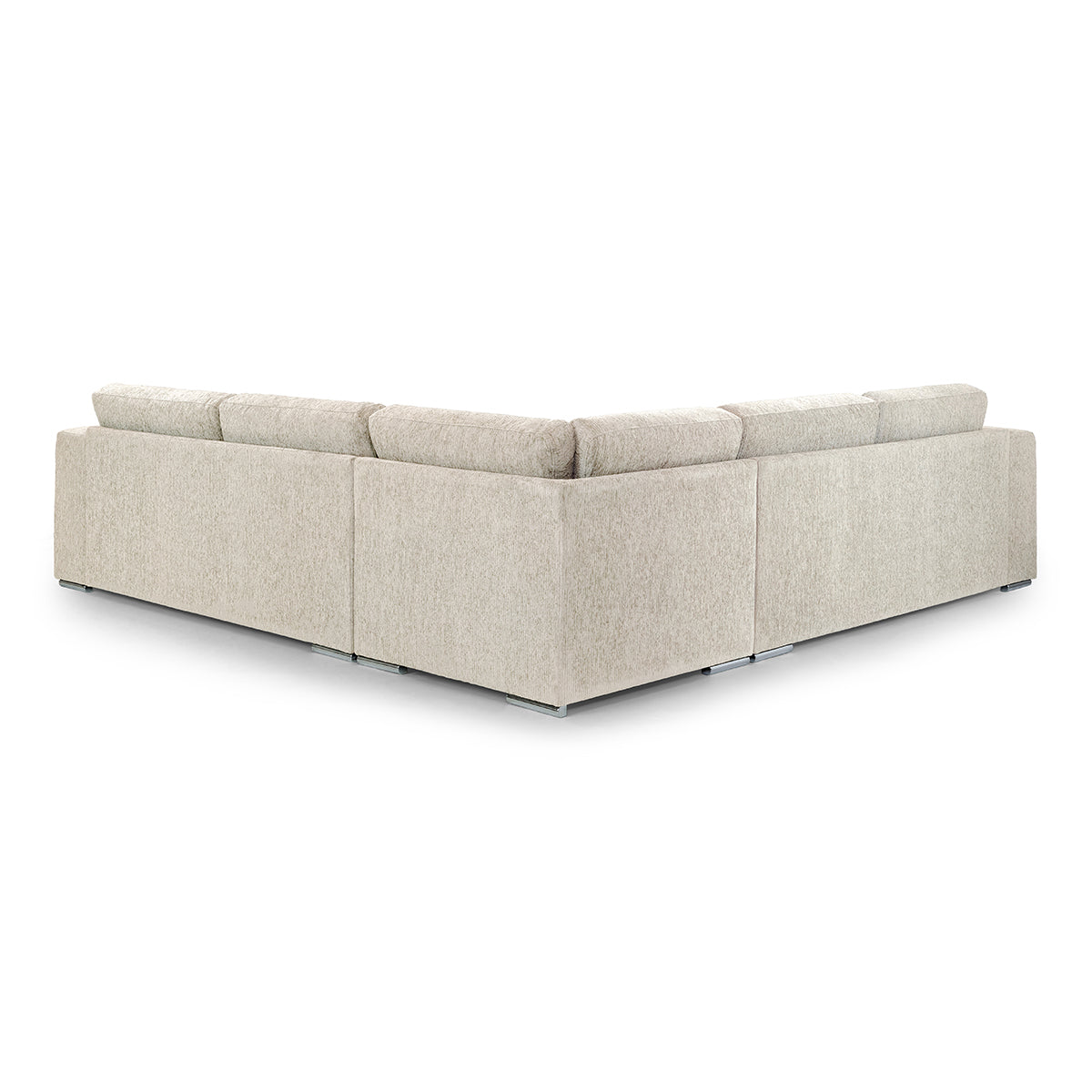 Chenille Fabric Corner Sofa Large - Naples