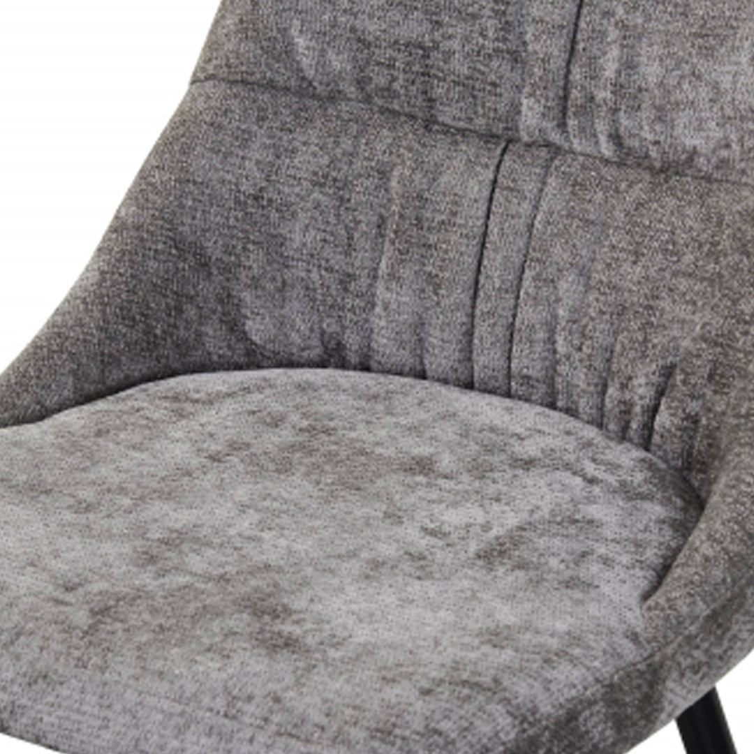 Chenille Fabric Dining Chairs in Set Of 2 - Rhodes