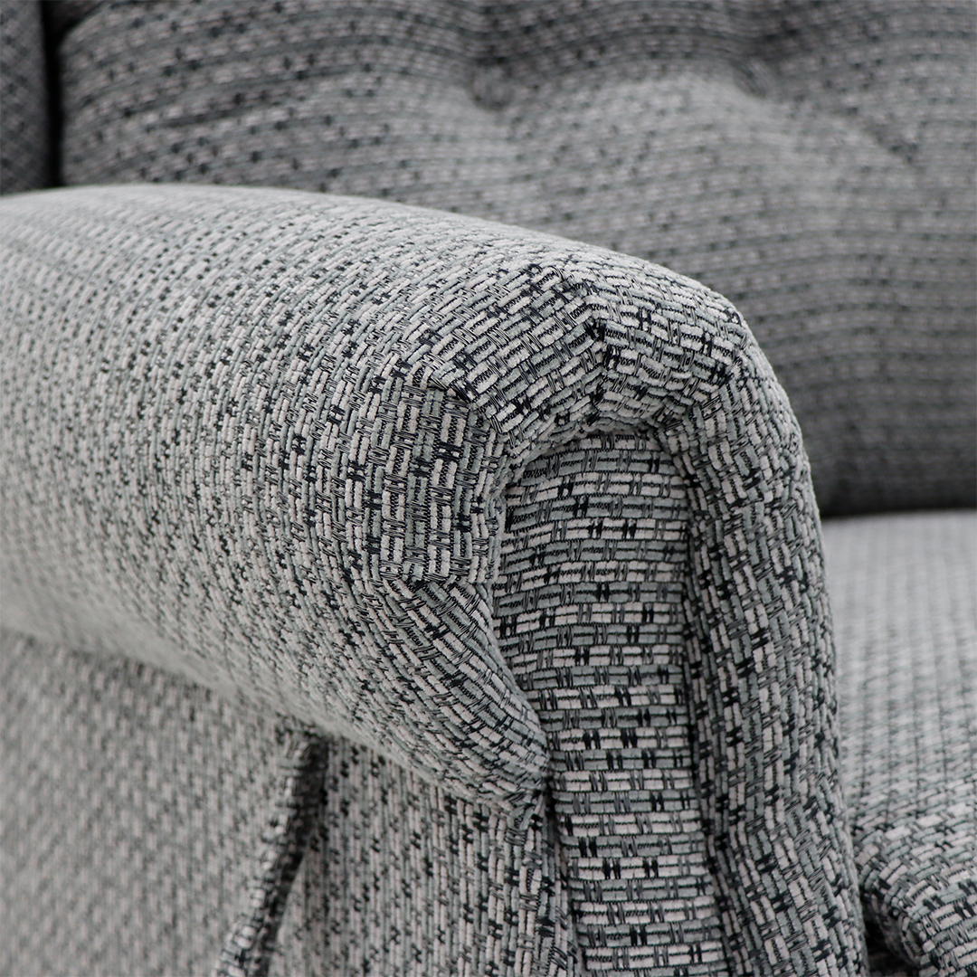 Chenille Fabric Rise and Recliner Armchair - Sienna