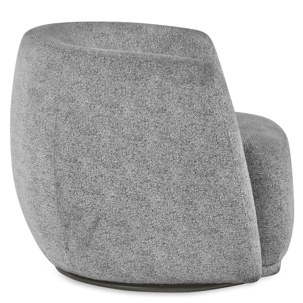 Chenille Fabric Swivel Accent Chair - Bowline