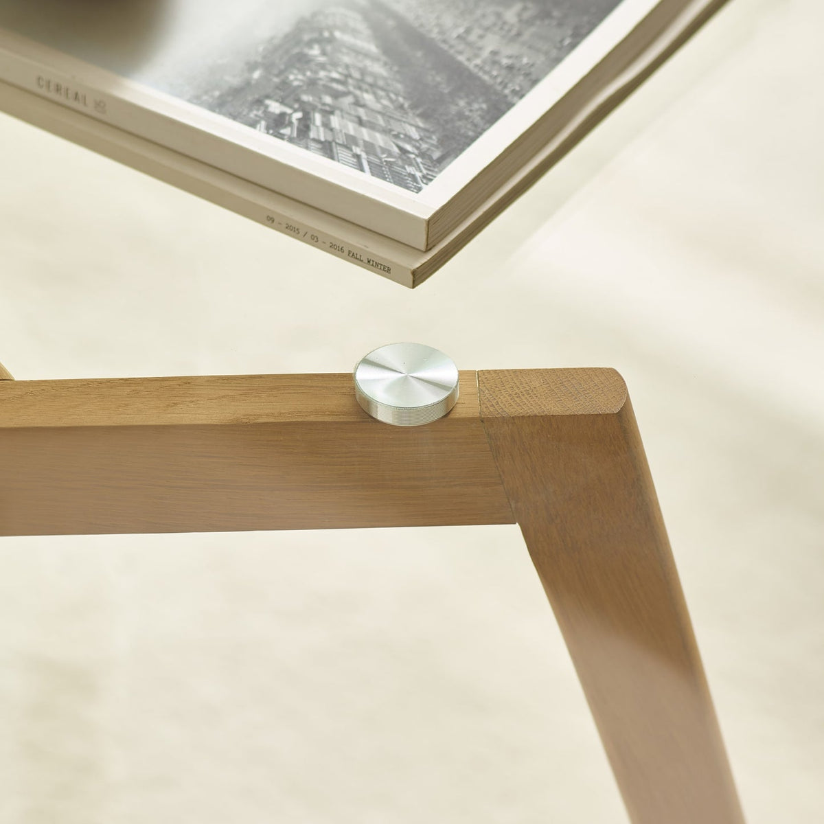 Clear Glass Coffee Table Round - Bryant