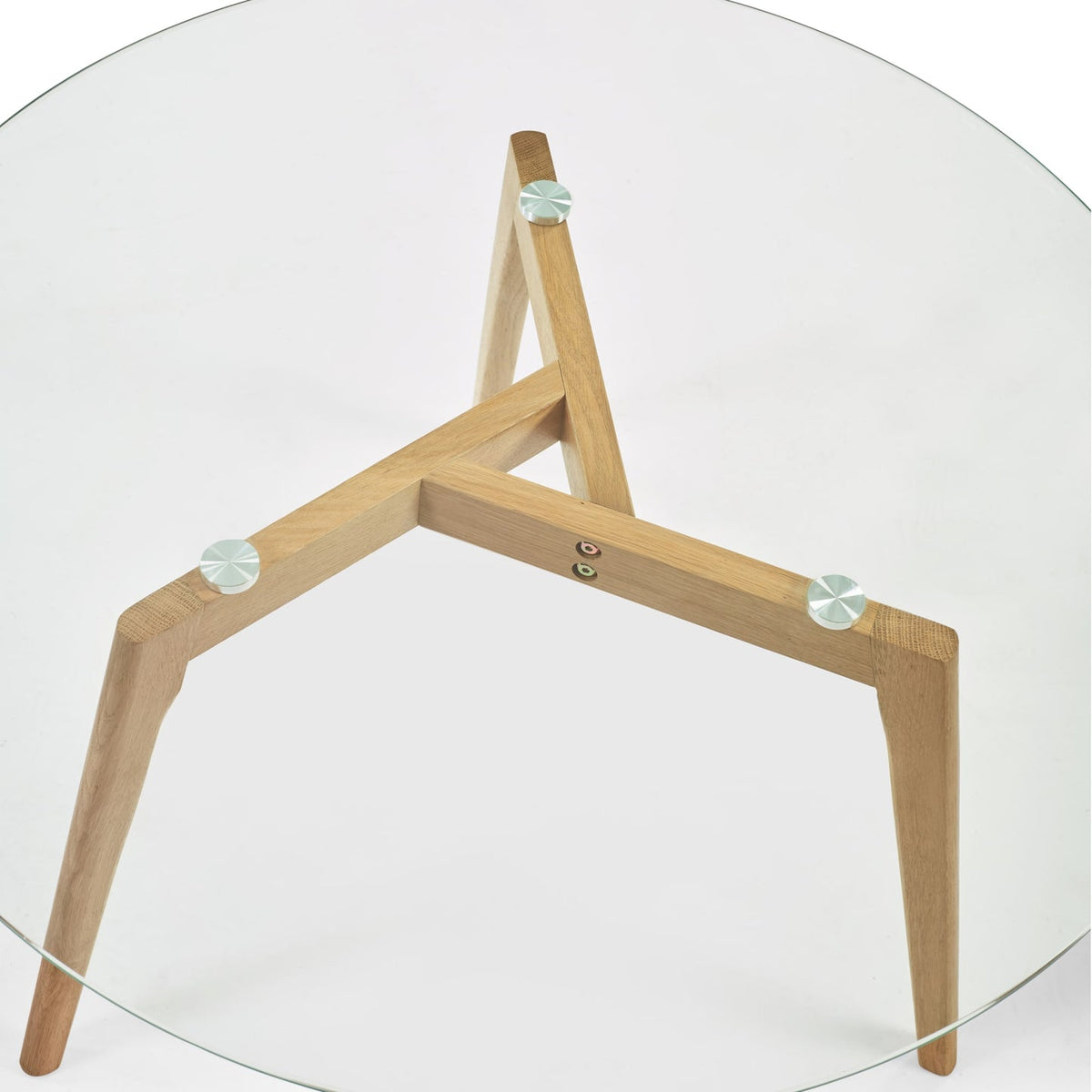 Clear Glass Coffee Table Round - Bryant