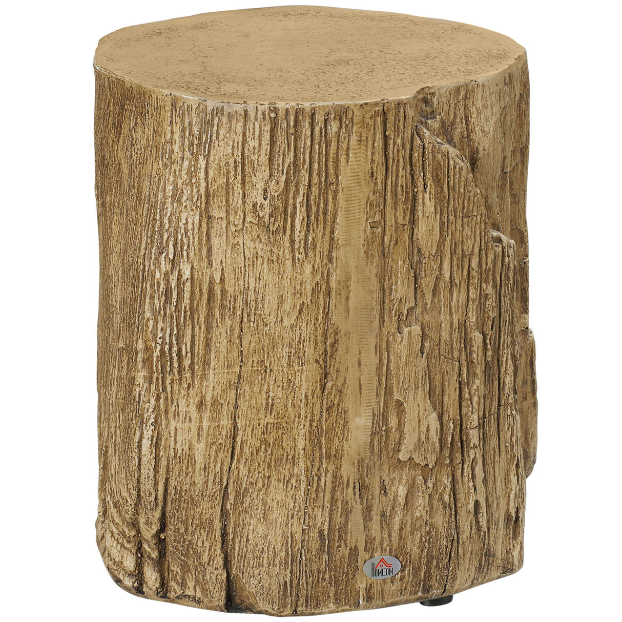 Concrete Side Table 37cm Wide Round - Velmora
