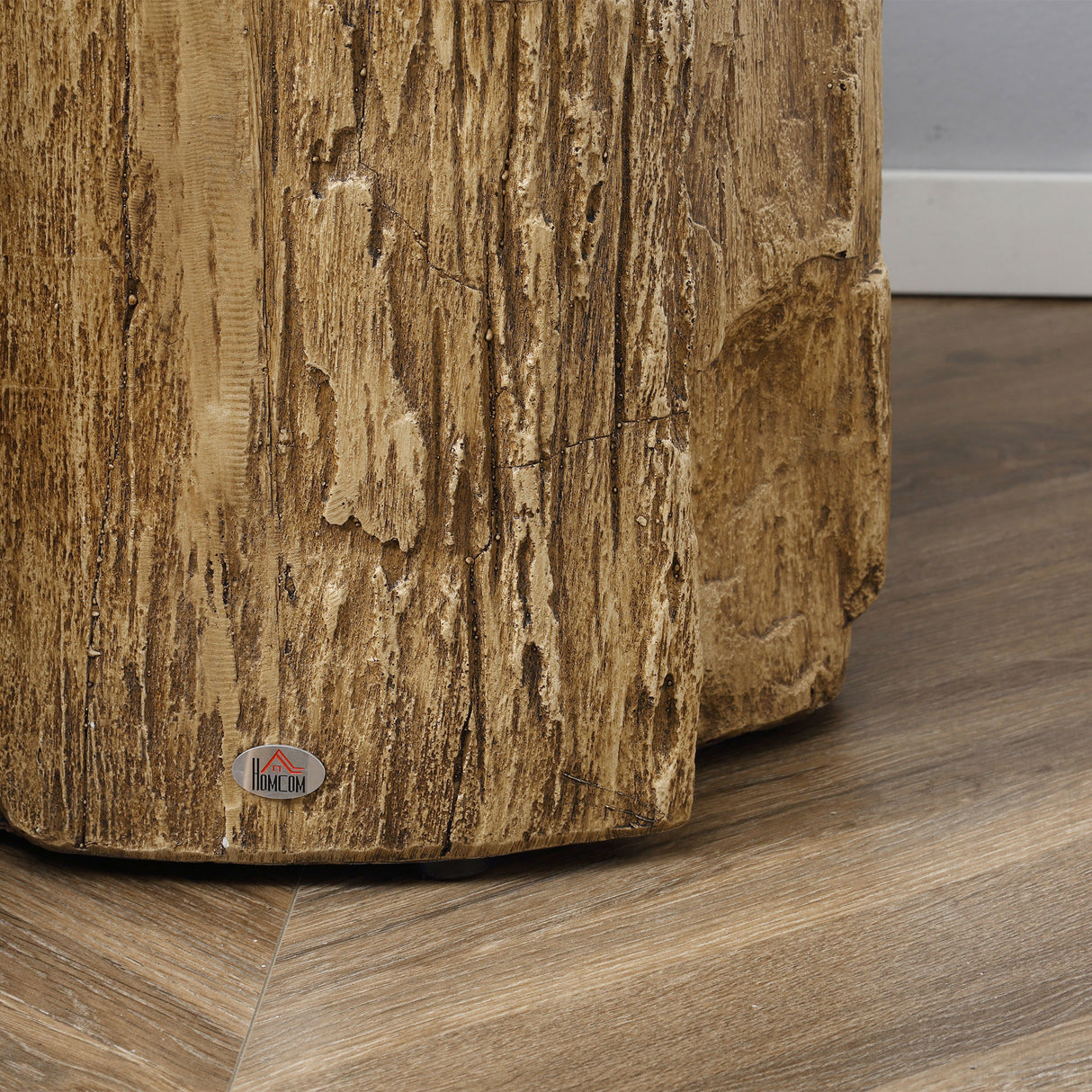 Concrete Side Table 37cm Wide Round - Velmora