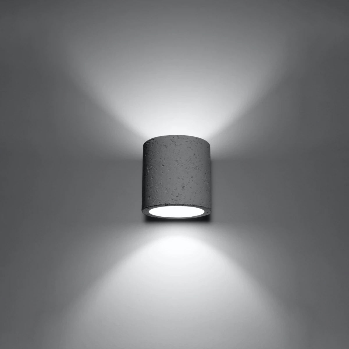 Concrete Wall Light With Orbis Lamp - Persian Indigo