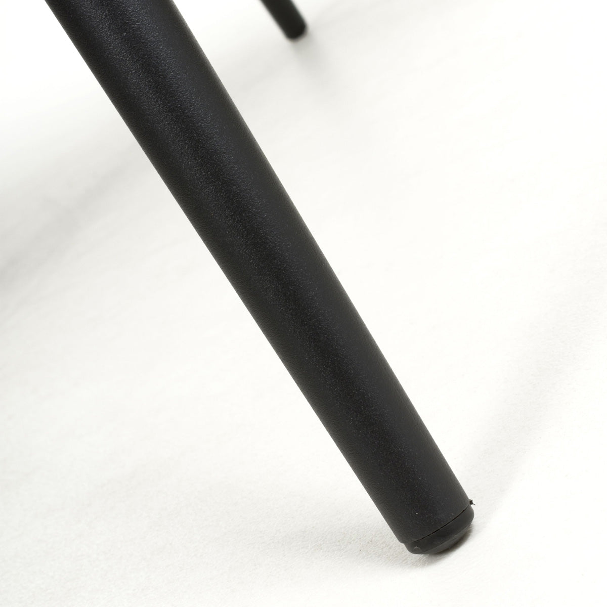 Corduroy Fabric Dining Chairs in Set Of 2 With Black Metal Legs - Denver