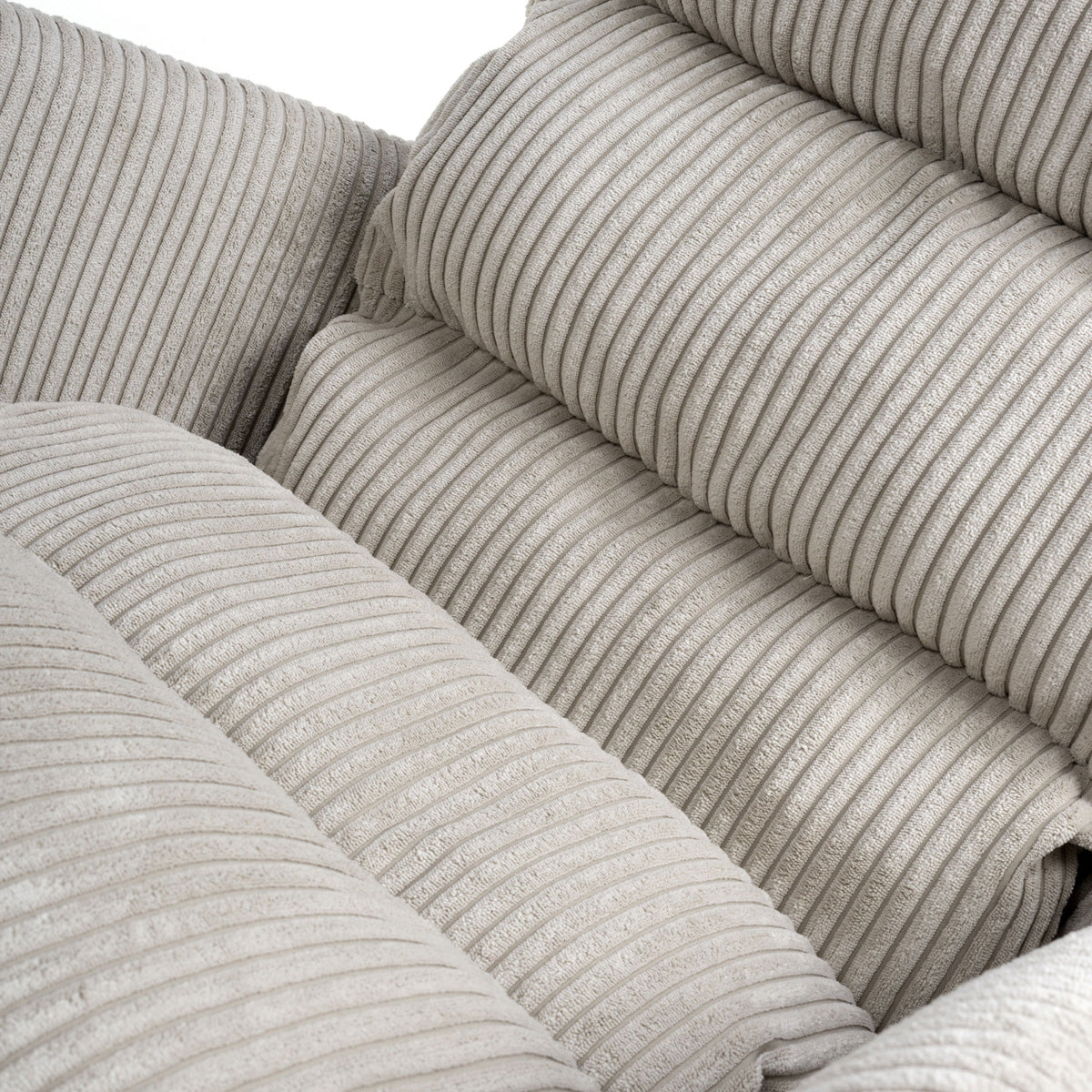 Corduroy Fabric Dining Chairs in Set Of 2 With Swivel Function - Cassidy