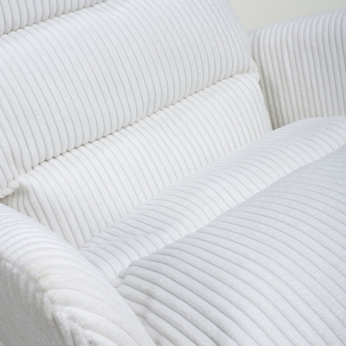 Corduroy Fabric Dining Chairs in Set Of 2 With Swivel Function - Cassidy