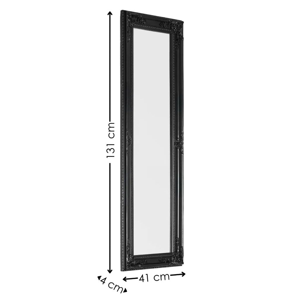 Dressing Mirror 130cm High With Wooden Frame - Palais