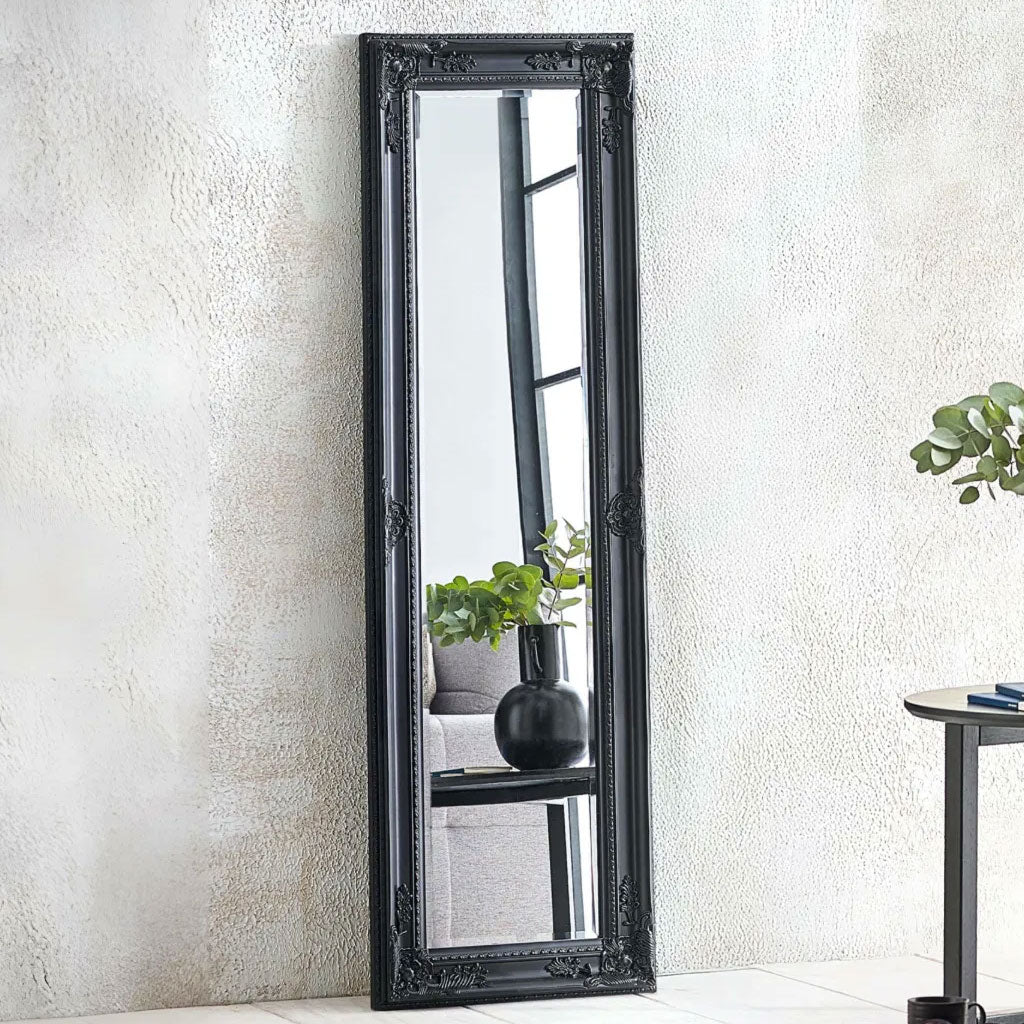 Dressing Mirror 130cm High With Wooden Frame - Palais