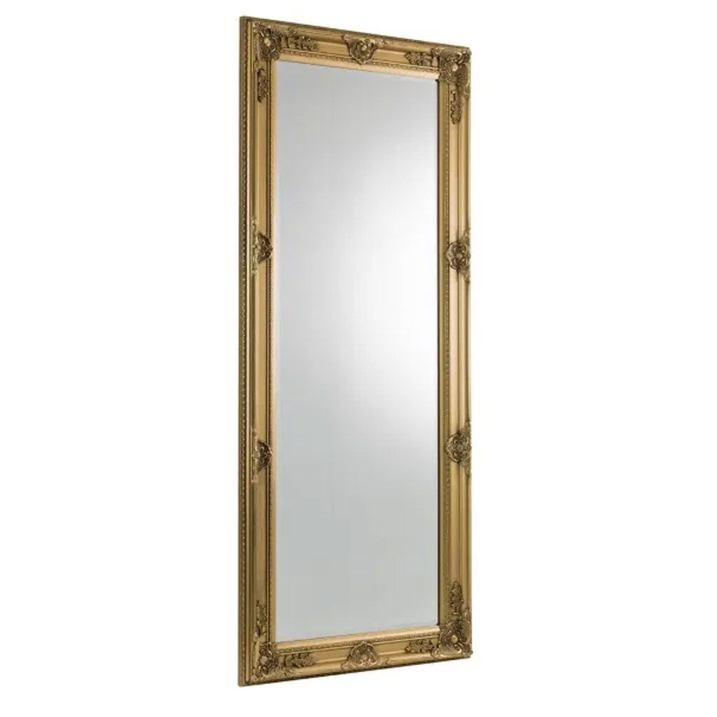 Dressing Mirror 170cm High With Wooden Frame - Palais