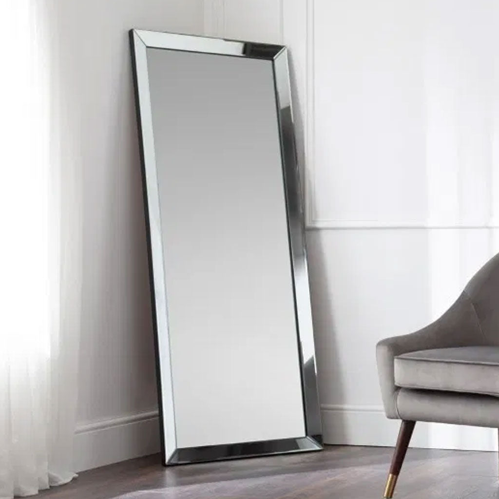 Dressing Mirror With Wooden Frame - Soprano