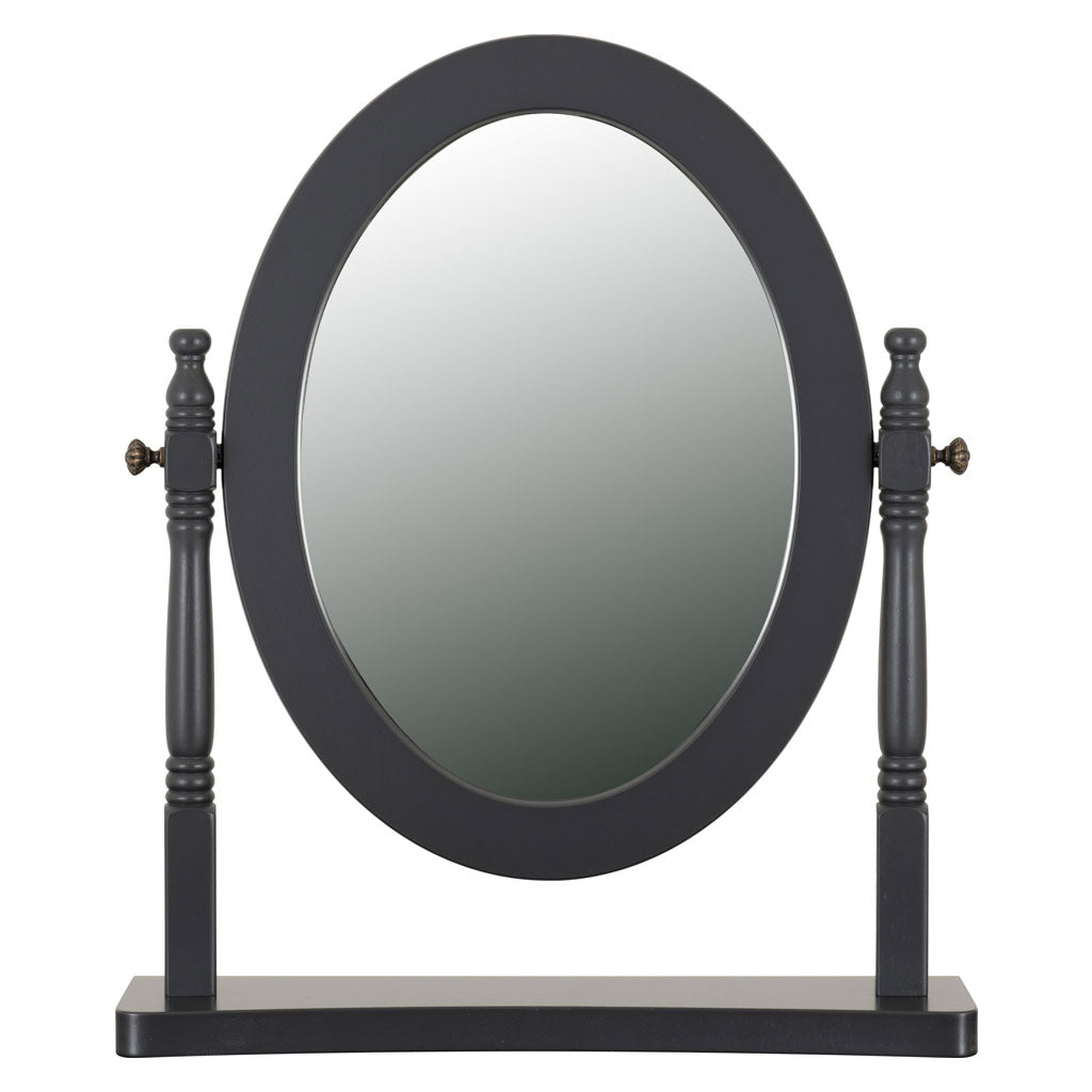 Dressing Table Mirror With Wooden Frame - Contessa