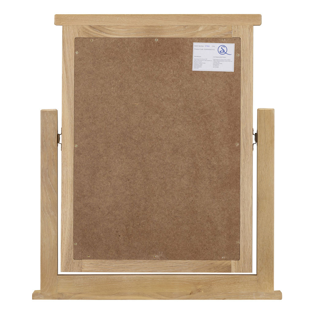 Dressing Table Mirror With Wooden Frame - Windsor