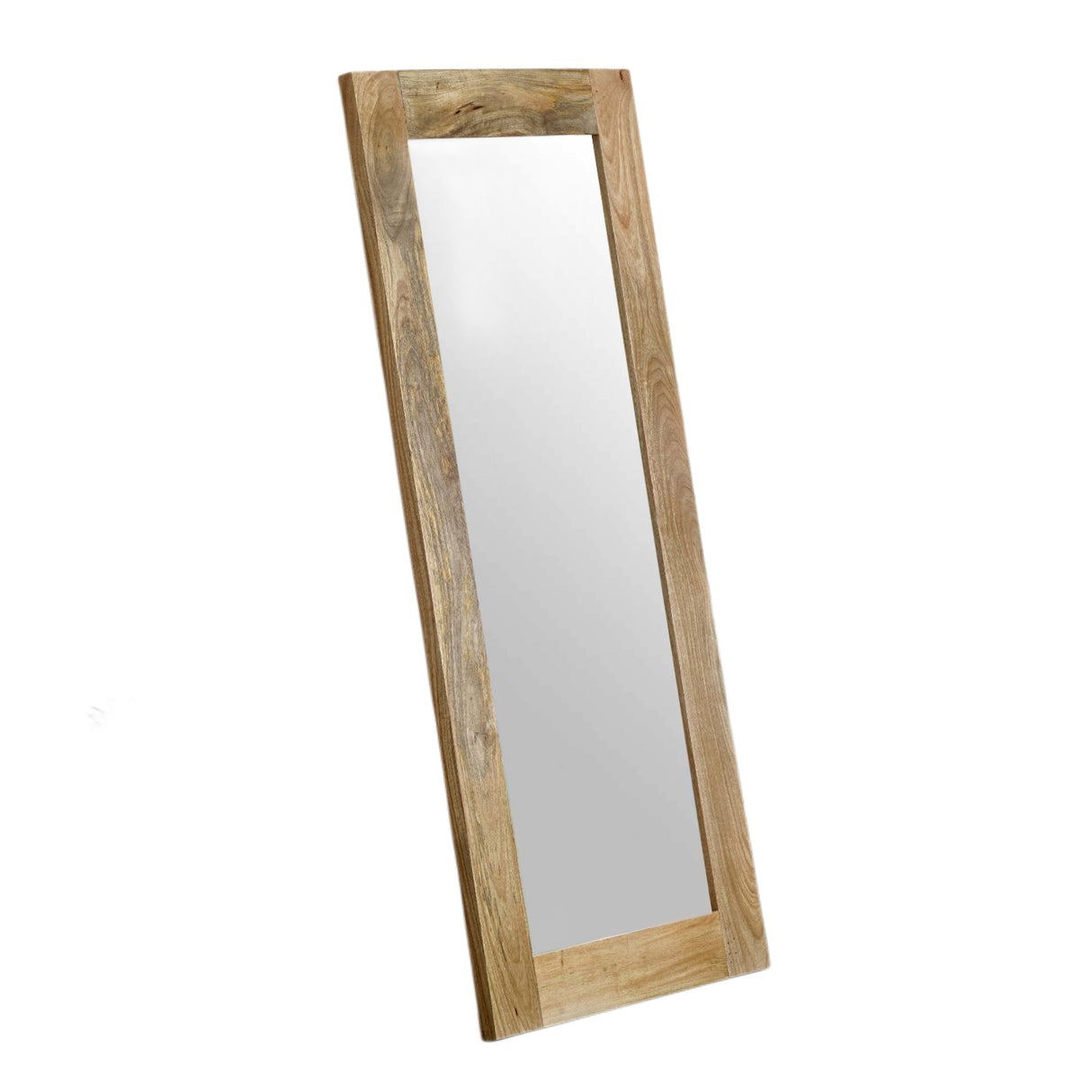 Extra Long Mirror Free Standing In Solid Reclaimed Wood Frame - Surrey
