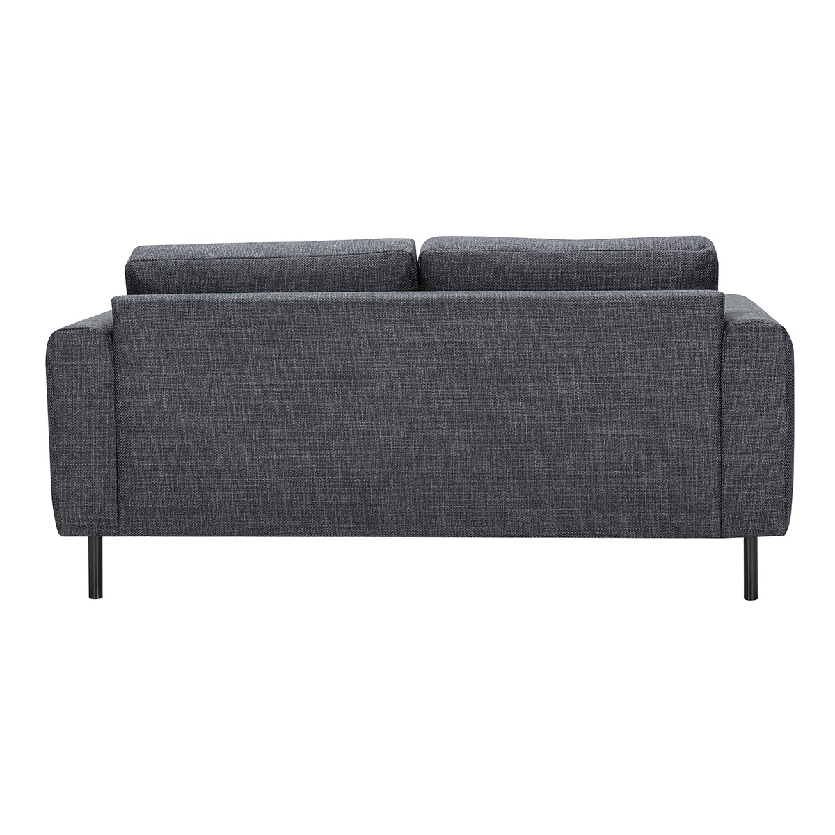 Fabric 2 + 2 Seater Sofa Set With Matt Black Steel Legs - Omaha