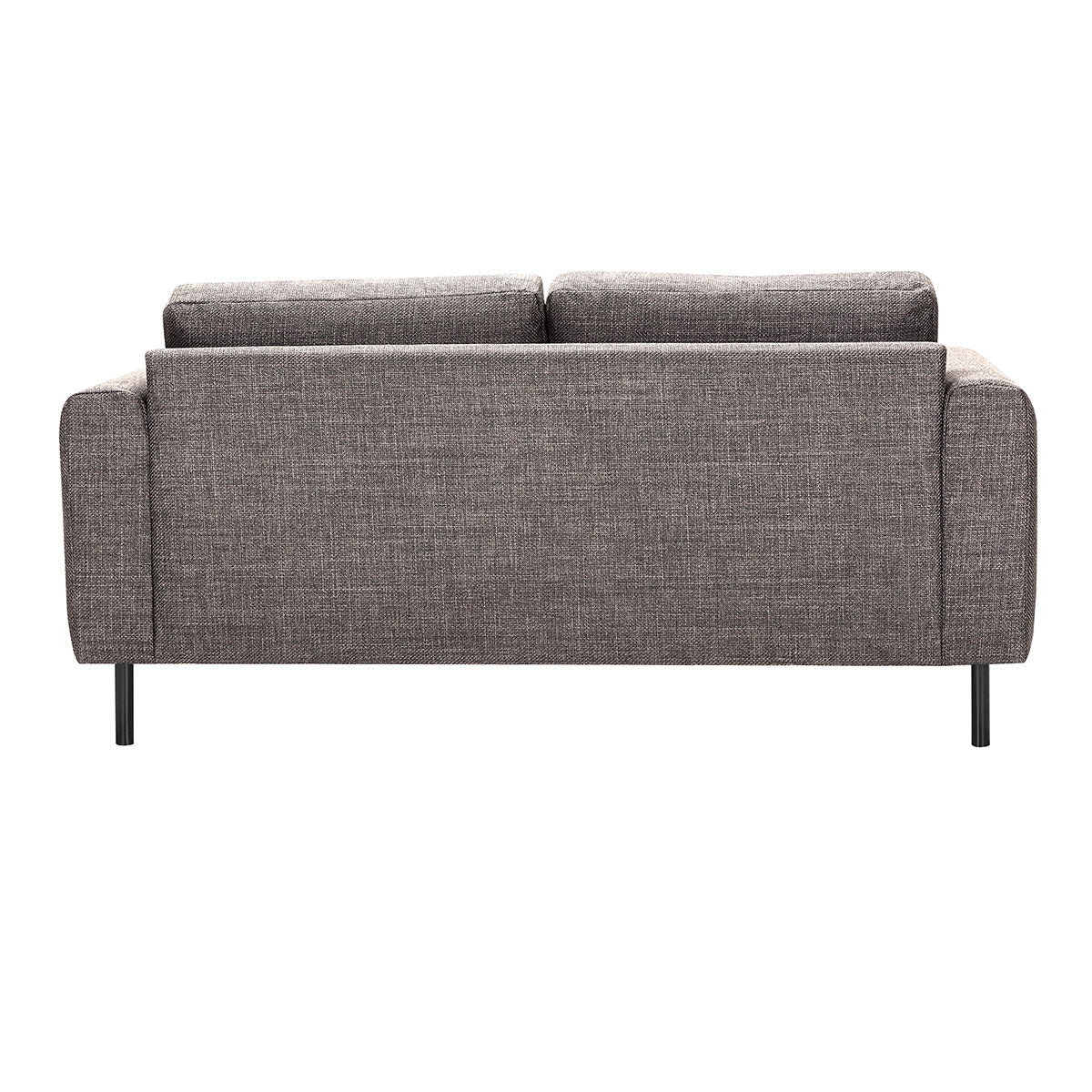 Fabric 2 + 2 Seater Sofa Set With Matt Black Steel Legs - Omaha