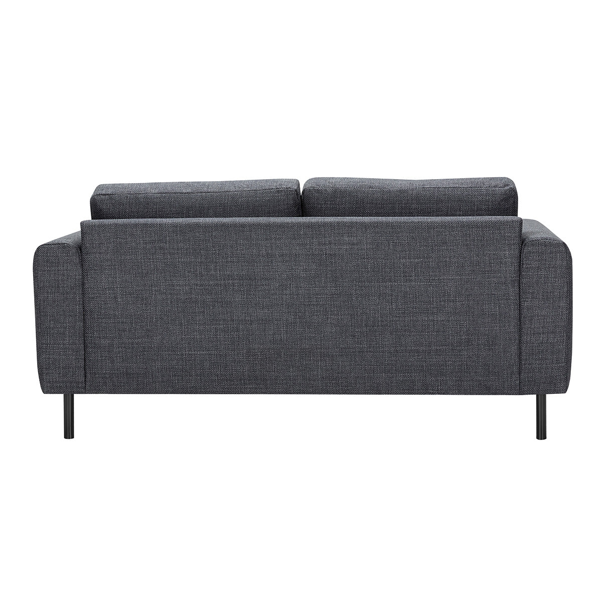 Fabric 2 + 3 Seater Sofa Set With Matt Black Steel Legs - Omaha
