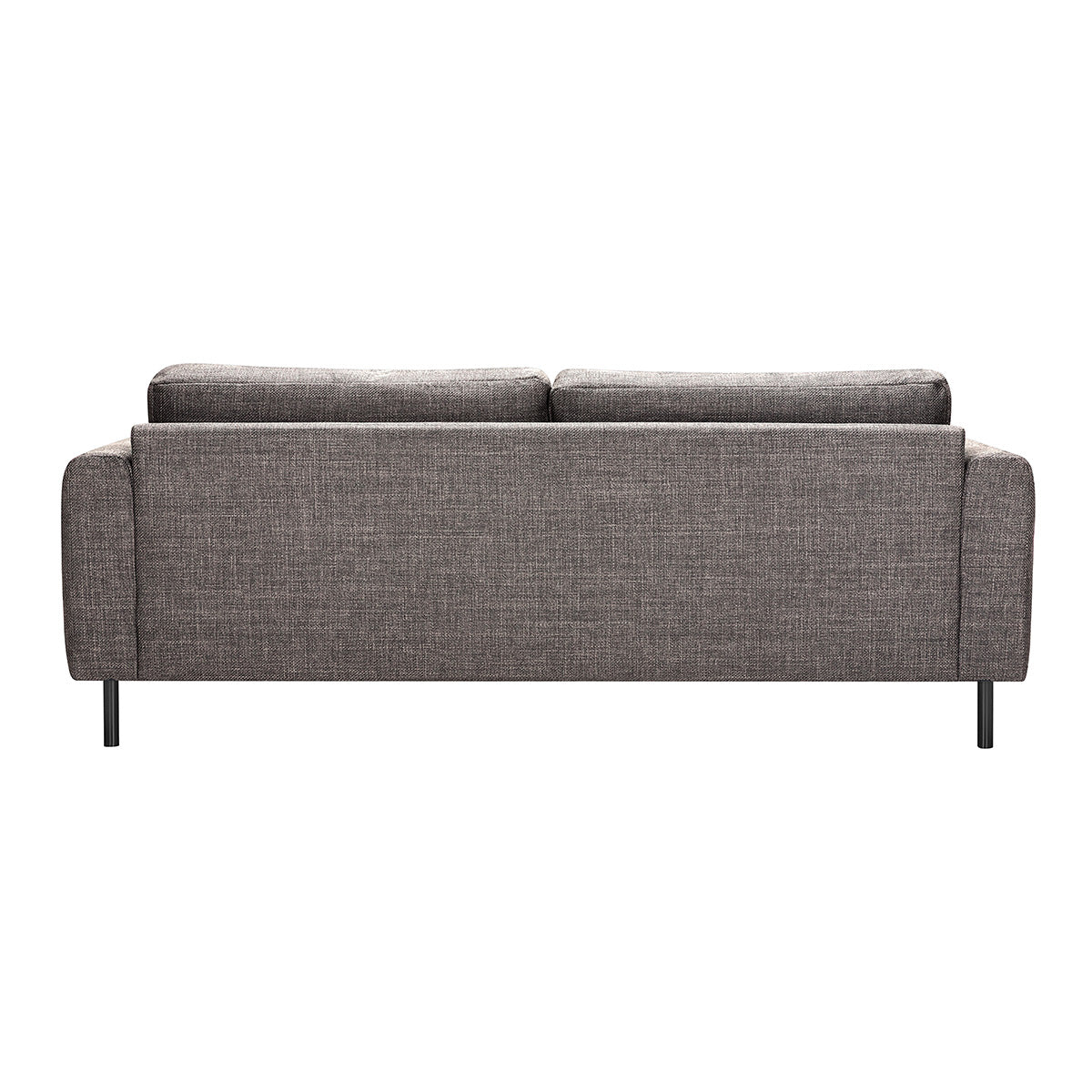 Fabric 2 + 3 Seater Sofa Set With Matt Black Steel Legs - Omaha