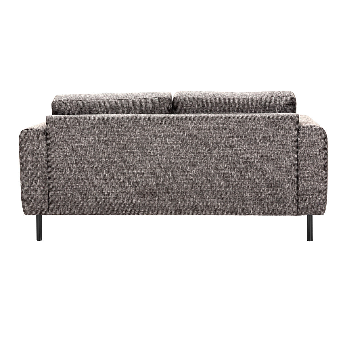 Fabric 2 + 3 Seater Sofa Set With Matt Black Steel Legs - Omaha