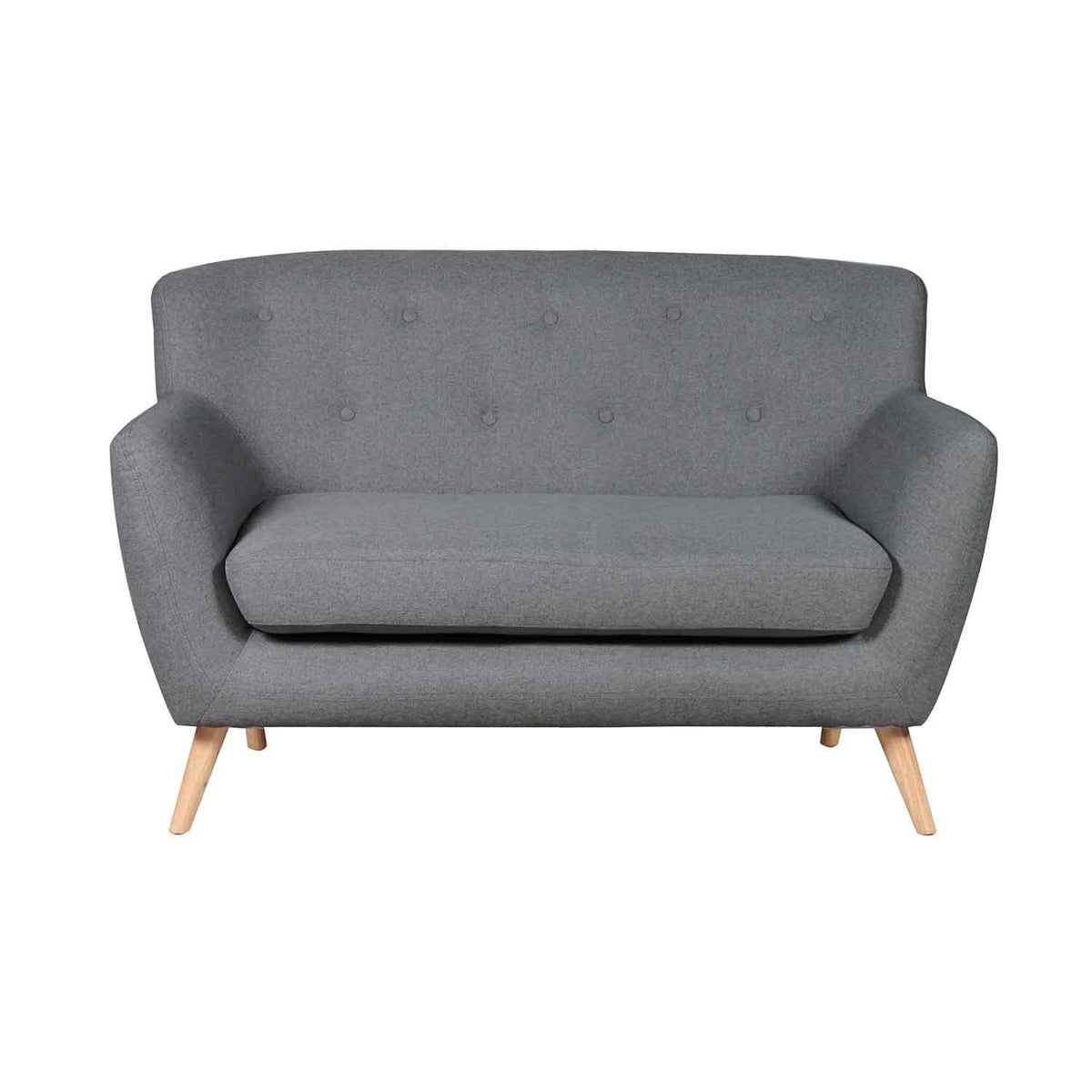 Fabric 2 Seater Sofa 137cm Wide - Kensington Home