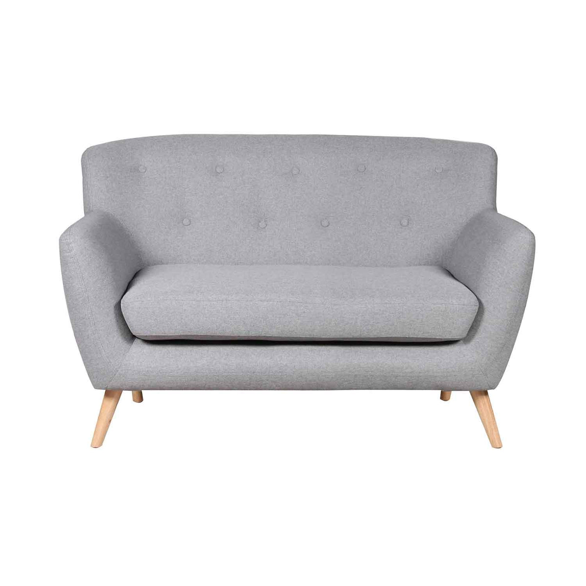 Fabric 2 Seater Sofa 137cm Wide - Kensington Home