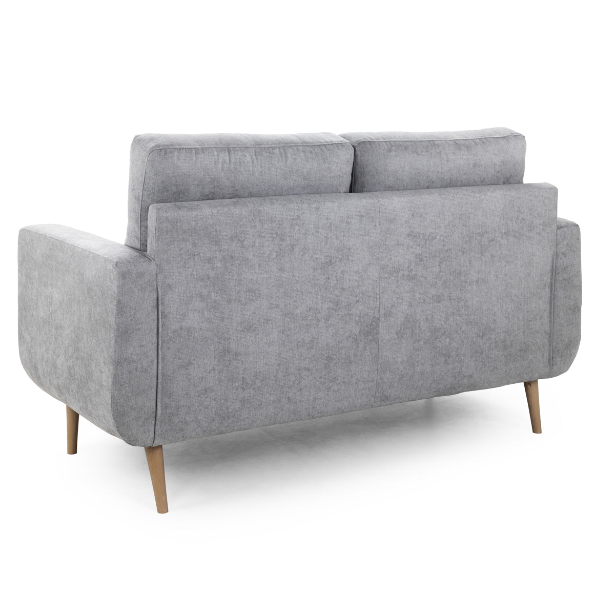 Fabric 2 Seater Sofa With Solid Wood Legs - Aurora