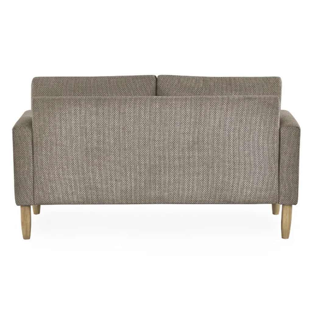 Fabric 2 Seater Sofa With Wooden Legs - Daisy