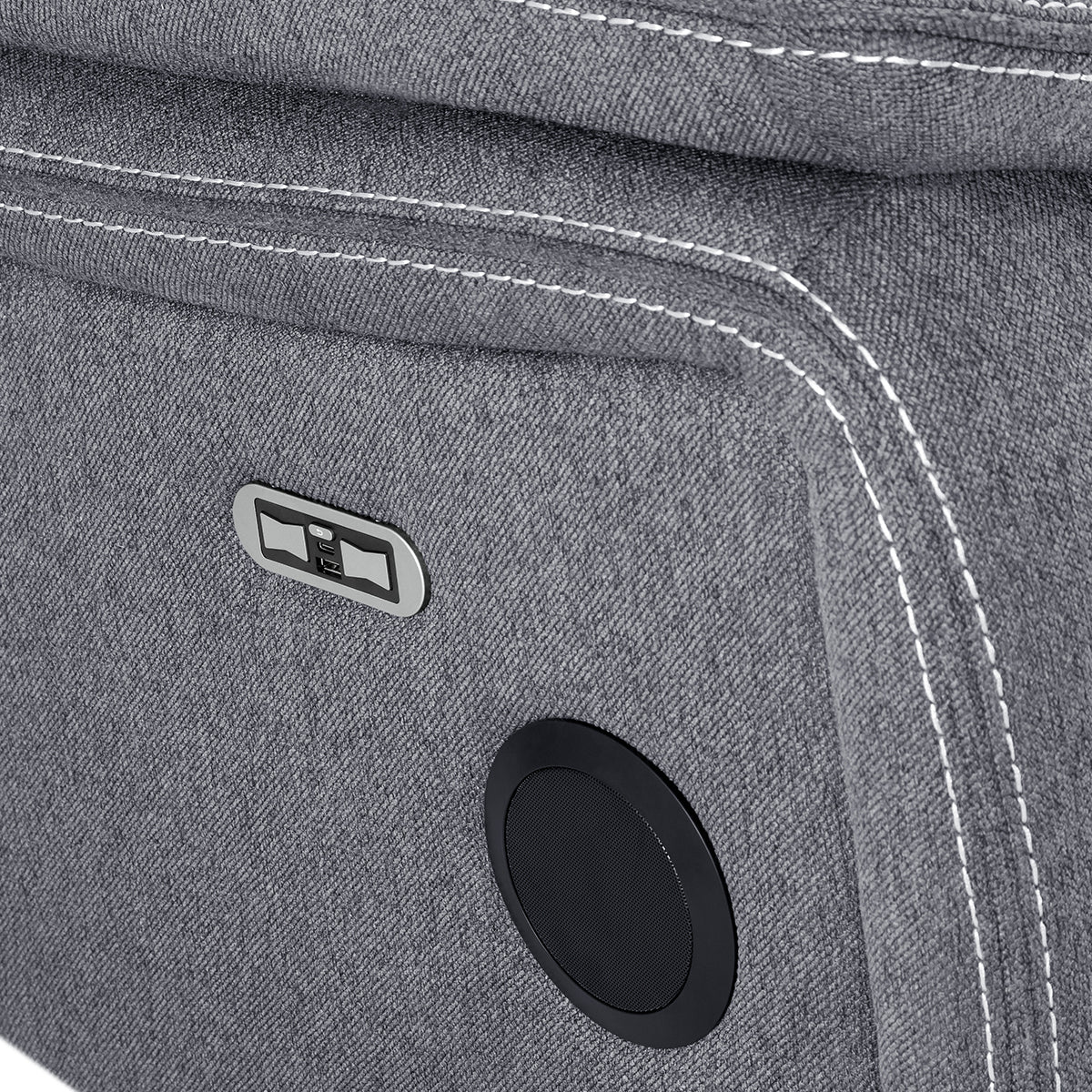 Fabric 3 + 2 Seater Sofa Set Electric Recliner - Galaxy Tech