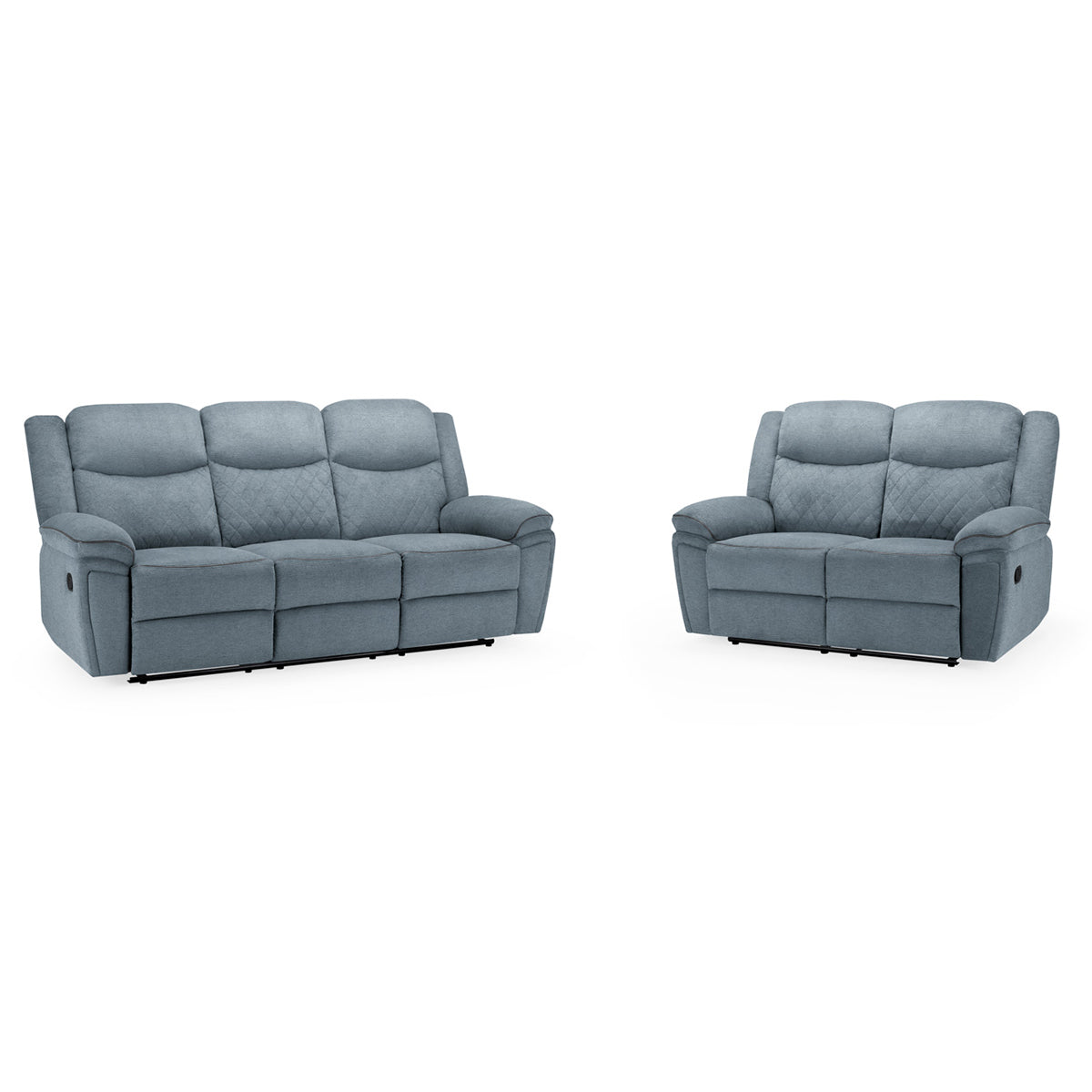 Fabric 3 + 2 Seater Sofa Set Recliner - Myra