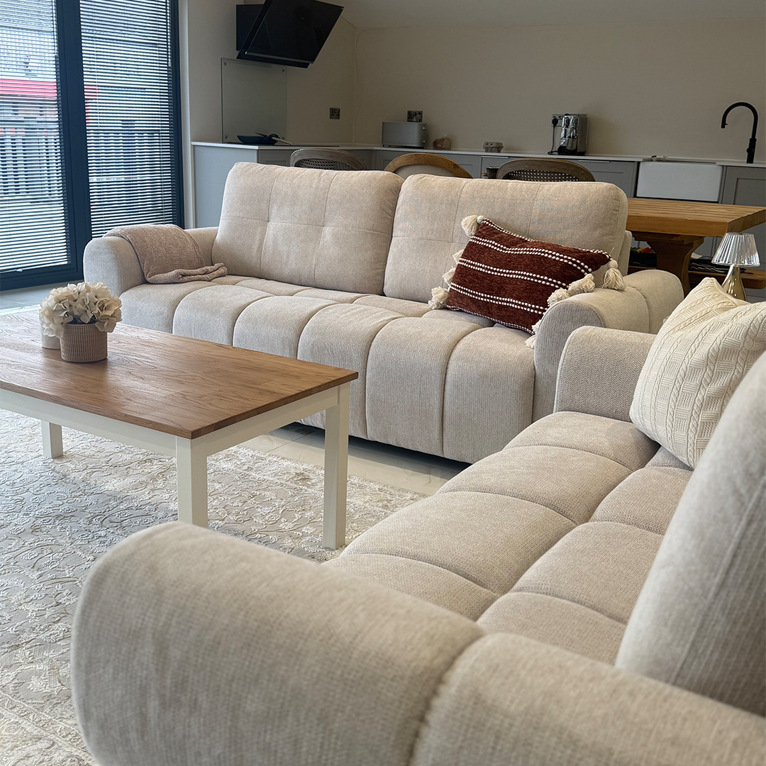 Fabric 3 + 2 Sofa Set - San Marino