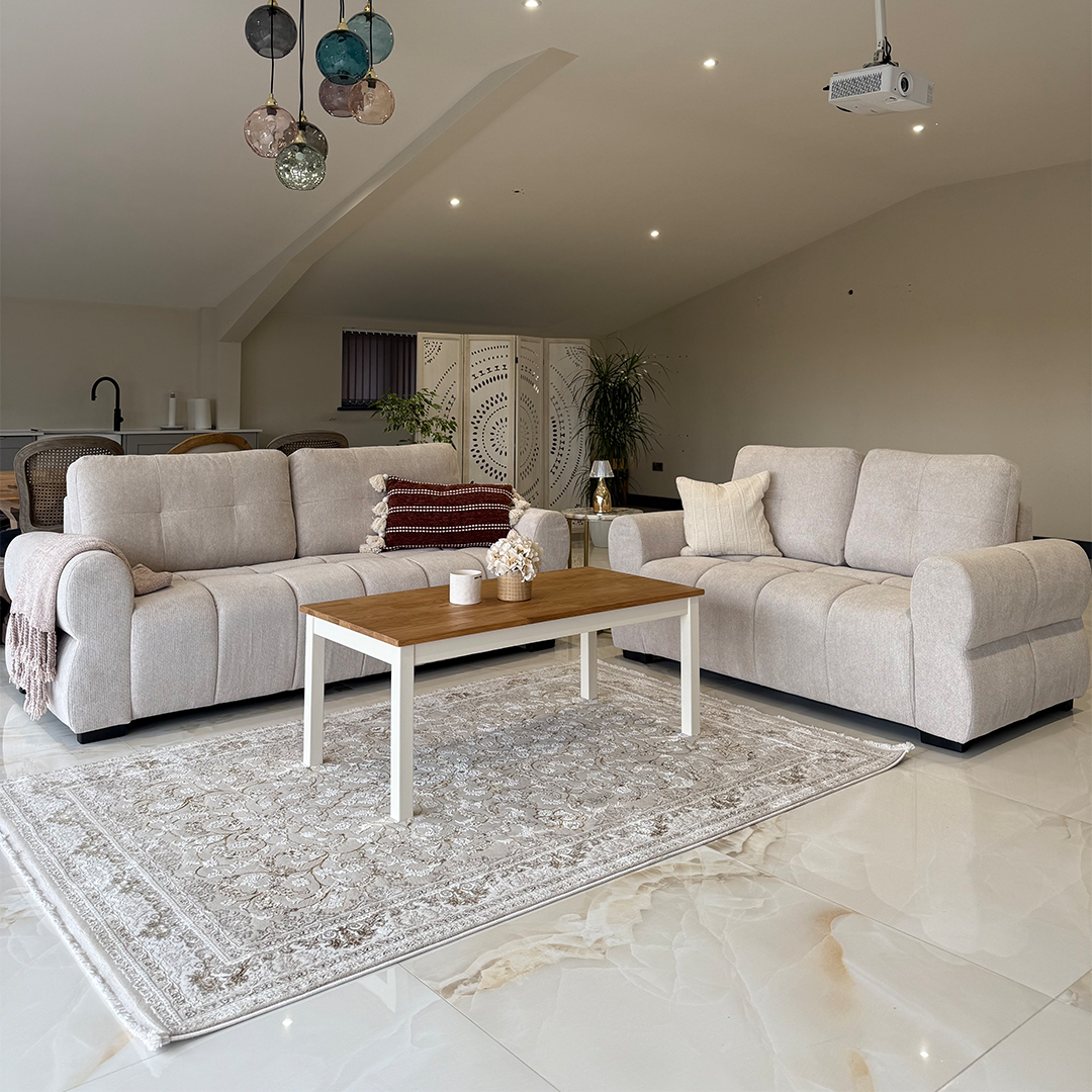 Fabric 3 + 2 Sofa Set - San Marino