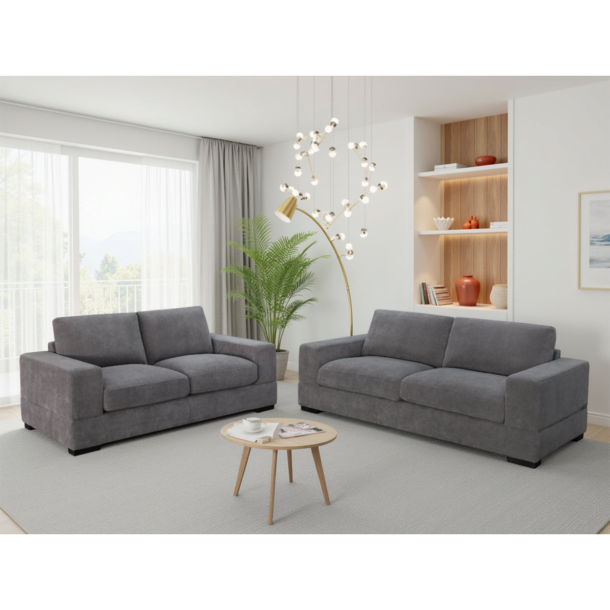 Fabric 3 + 2 Sofa Set - Westminster