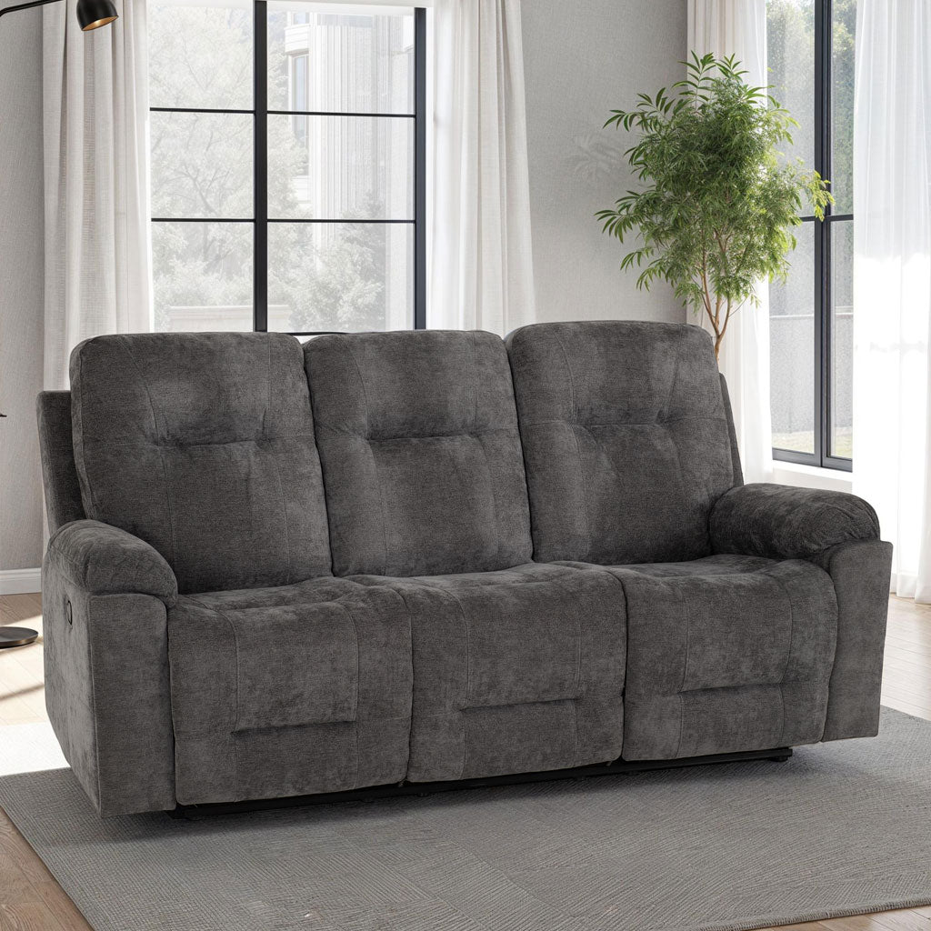 Fabric 3 Seater Recliner Sofa - Guildford