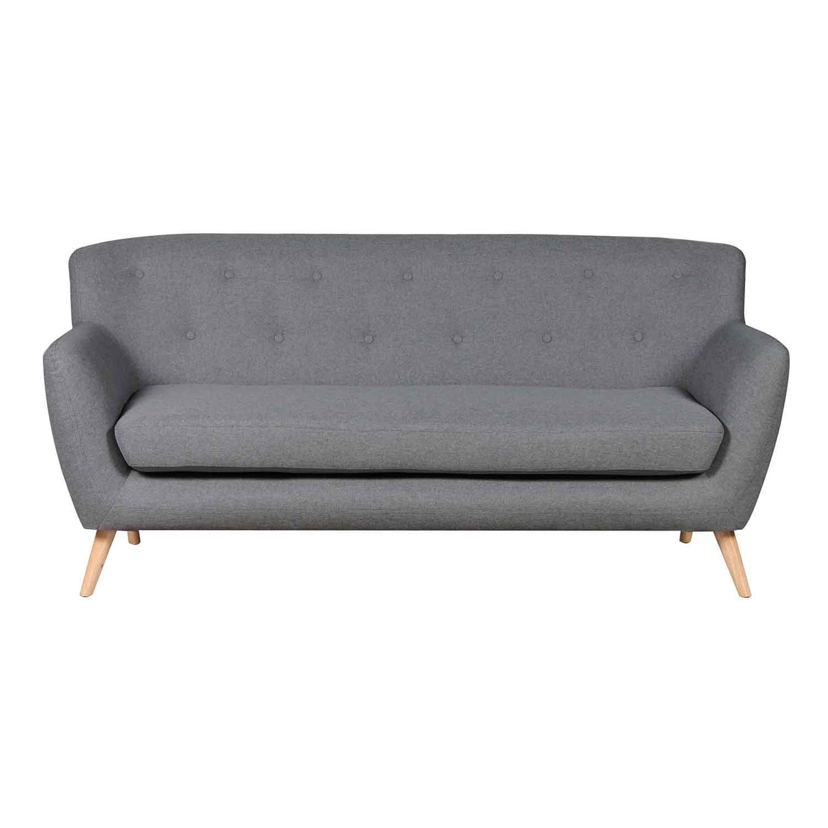 Fabric 3 Seater Sofa 177cm Wide - Kensington Home