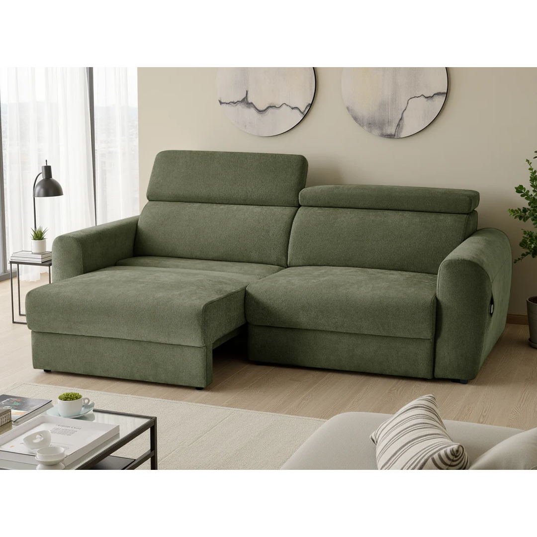 Fabric 3 Seater Sofa Bed Electric Recliner - Dakota