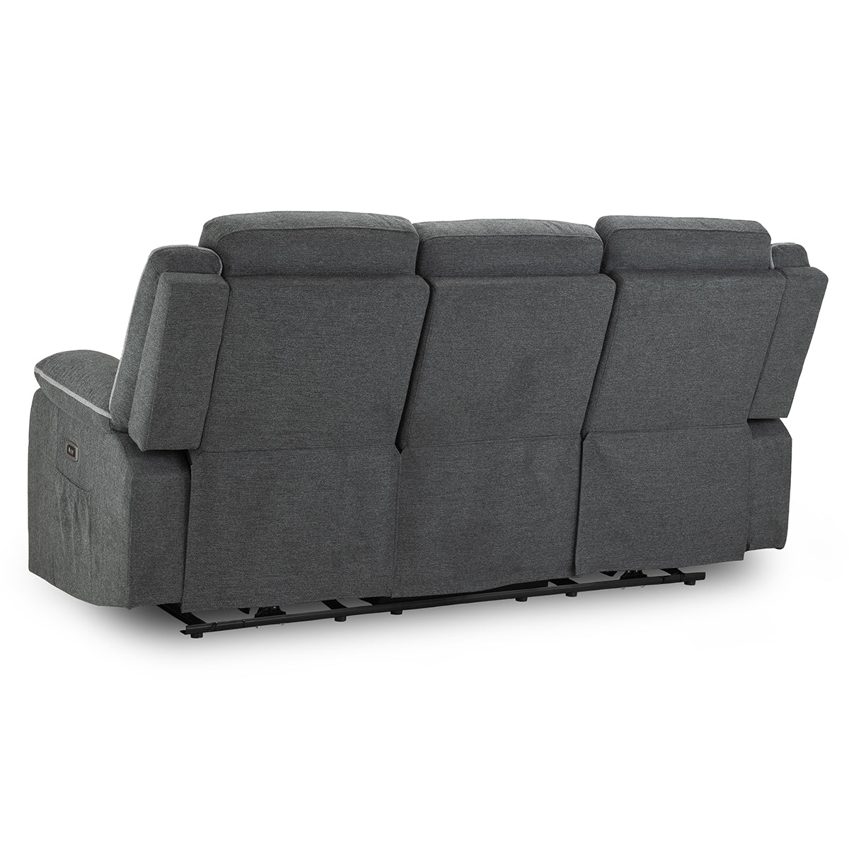 Fabric 3 Seater Sofa Electric Recliner - Harald
