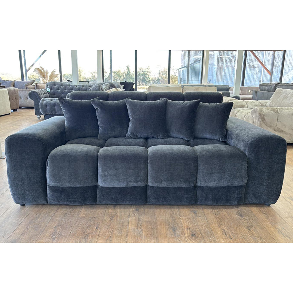 Fabric 3 Seater Sofa - Jacob