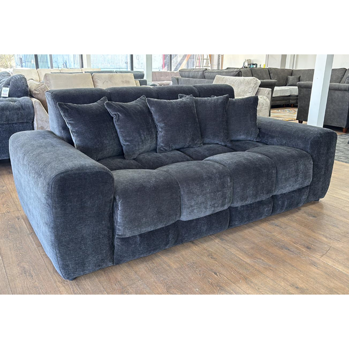Fabric 3 Seater Sofa - Jacob